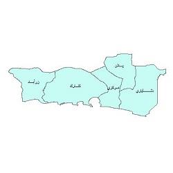 دانلود نقشه بخش های شهرستان چابهار