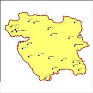 دانلود نقشه شهرهای استان کردستان