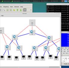 تحقیق پیاده سازی و مانیتورینگ  شبکه SDN با امولاتور Mininet روی یک لپ تاپ ویندوز