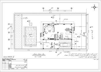 نقشه معماری ساختمان ویلایی دوبلکس