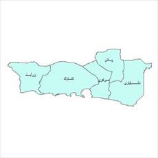 دانلود نقشه بخش های شهرستان چابهار
